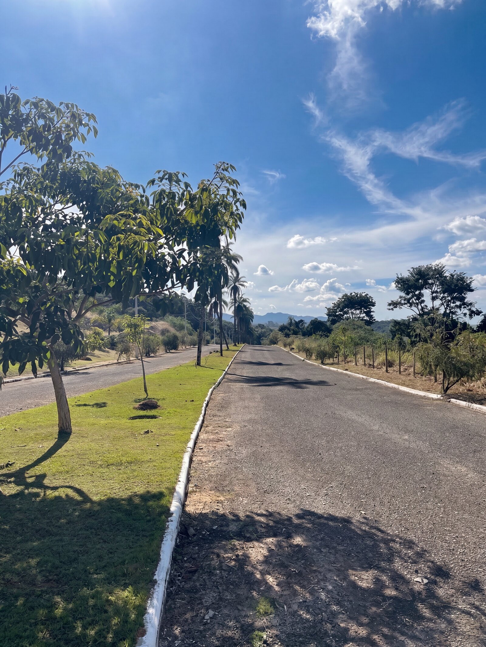 Vias internas do condomínio